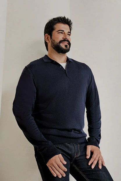 TRENDYOL-Altınyıldız Classics Men's Navy Blue Anti-Pilling Fabric - alotasawkli