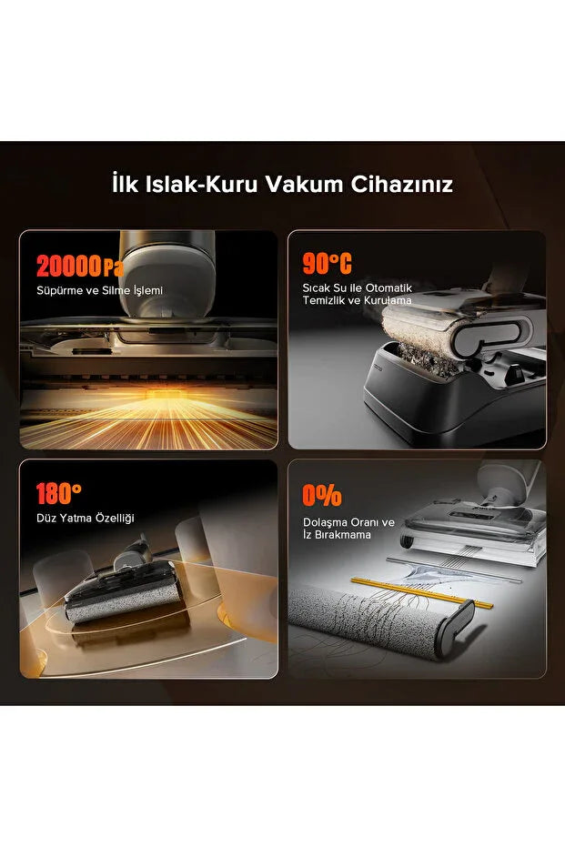Roborock F25 RT Wet & Dry Smart Upright Vacuum Cleaner - alotasawkli