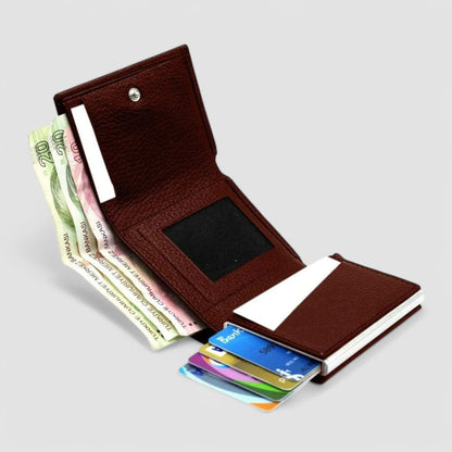 حامل بطاقة ومحفظة Lederax LD03 - ميكانيكية أوتوماتيكية - alotasawkli
