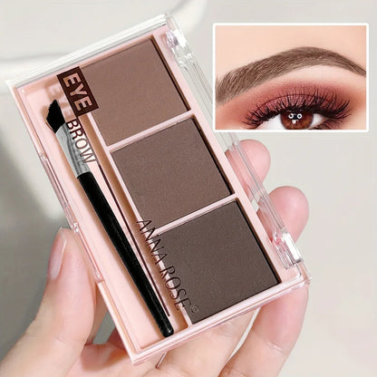 TEMU-Beginner 3 Color Eyebrow Powder Tray - alotasawkli