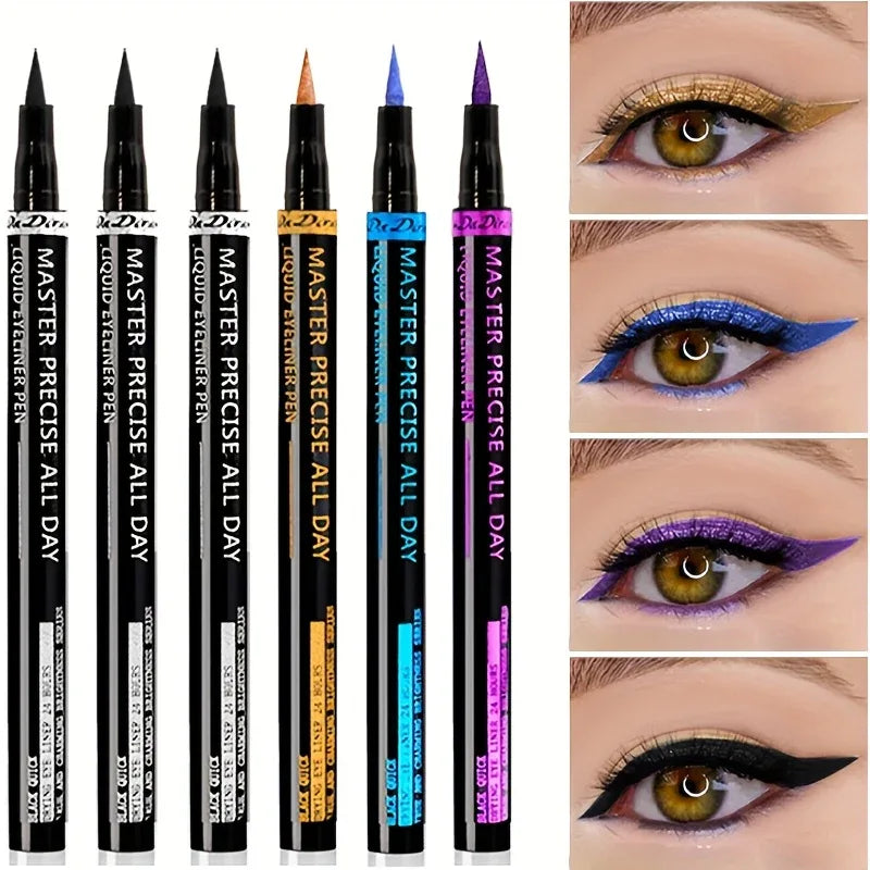 TEMU-7-Color Liquid Eyeliner And Eyeshadow Pencil - alotasawkli
