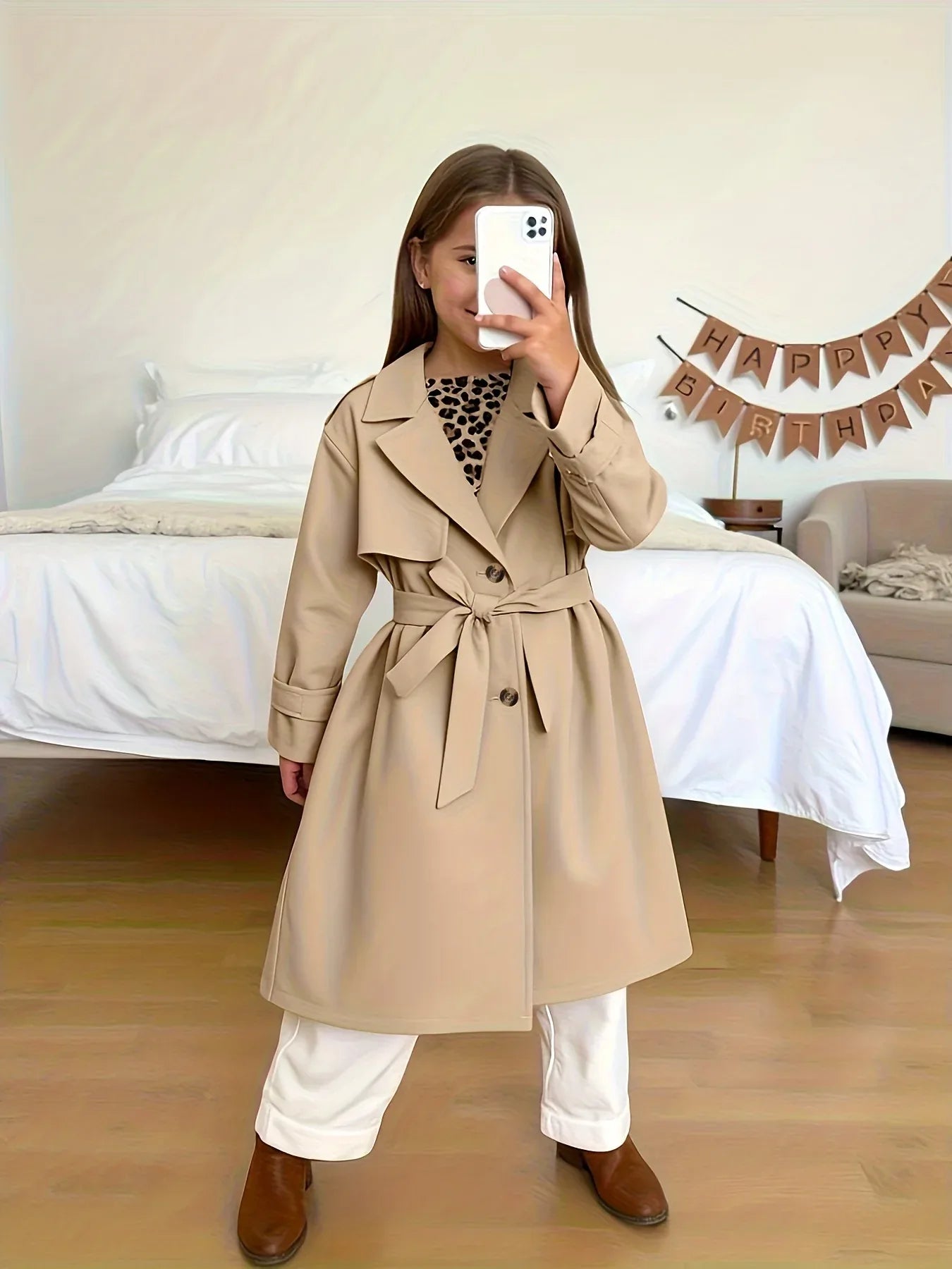 TEMU-A Stylish New Autumn-Winter Coat for Girls - alotasawkli
