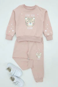 Kids' Lilac Two-Piece Lounge Set