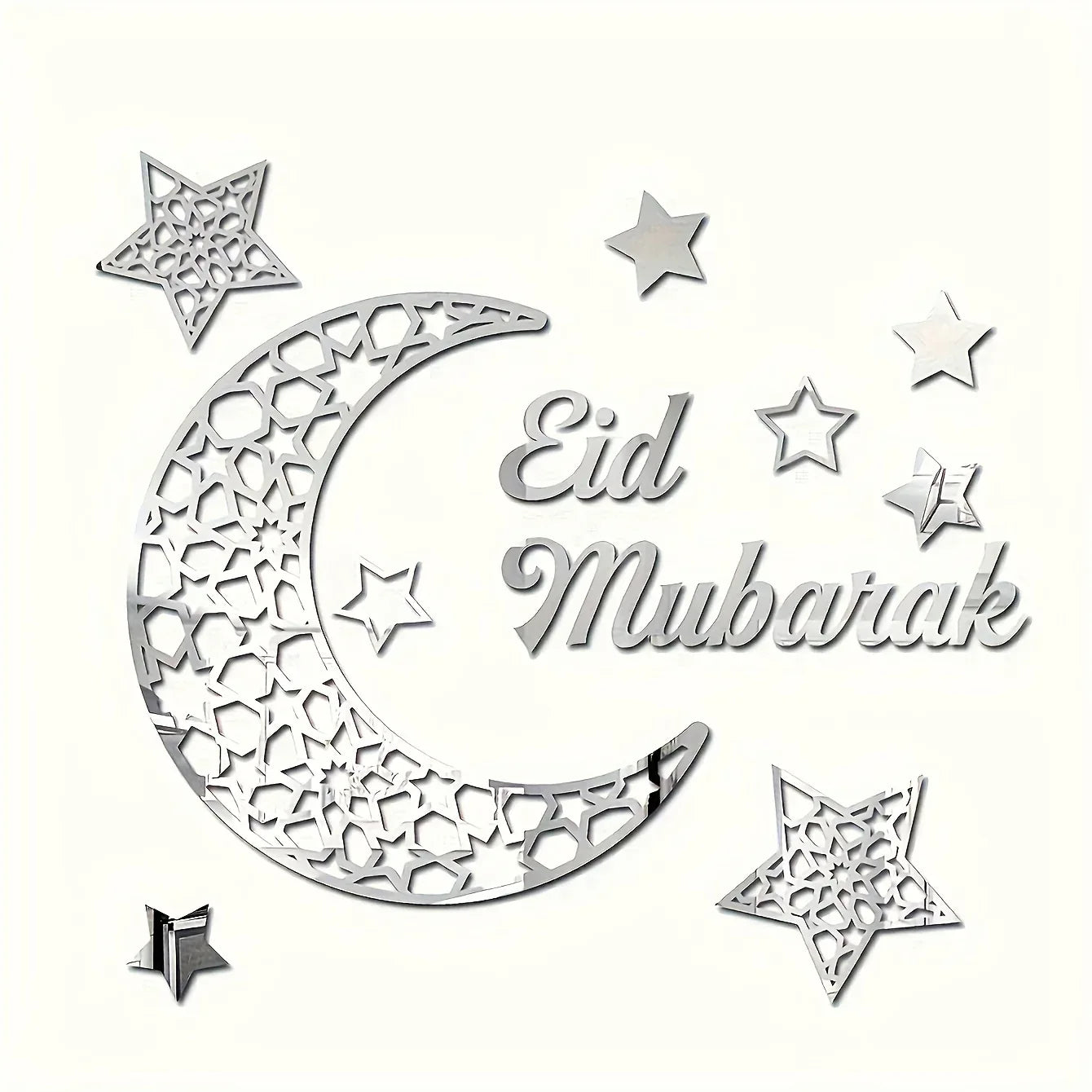 TEMU-Middle Eastern 1pc Creative Ramadan Mirror Wall Sticker - alotasawkli