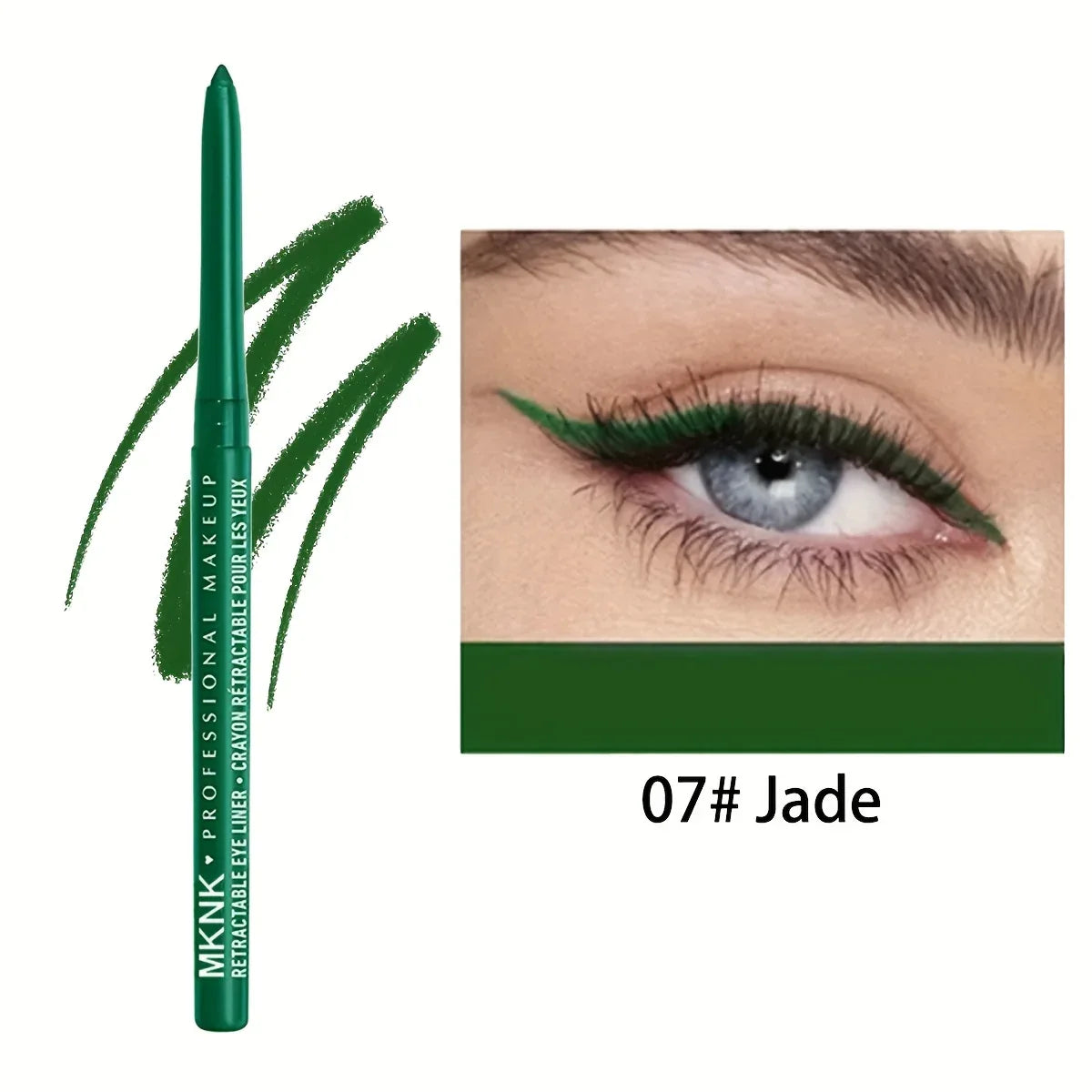TEMU-6-Color Automatic No-Sharpen Eyeliner Pencil - alotasawkli