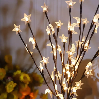 TEMU-Branch Light with 20 LEDs - Islamic Ramadan/Eid Decoration - alotasawkli