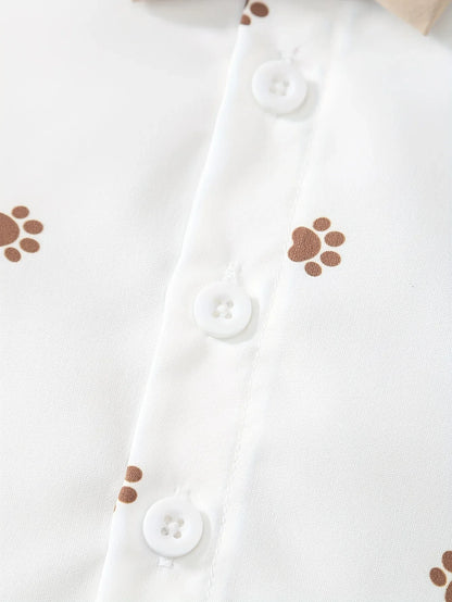 TEMU-2pcs Boy'S Short Sleeve Turned Collar - alotasawkli