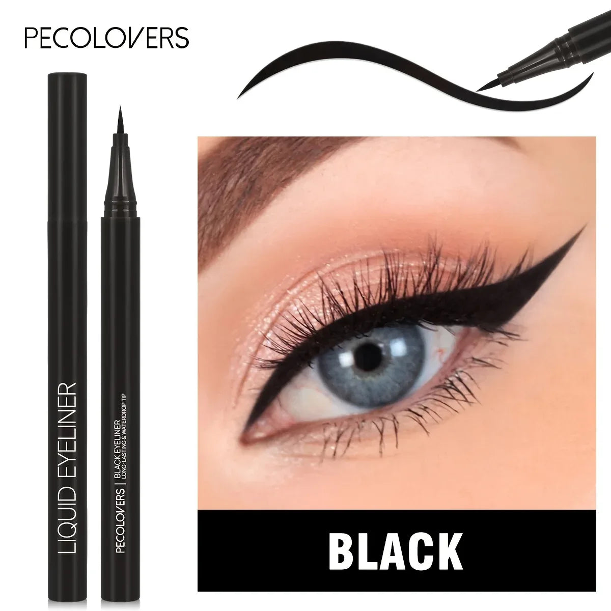 1pc Liquid Eyeliner, Smooth Eye Liner Pencil - alotasawkli