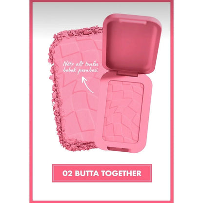 NYX Professional Makeup بودرة خدود كريمية بلون الوردي - 02 Butta Together - alotasawkli