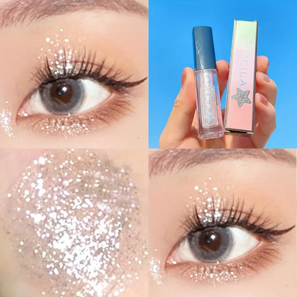 [Sparkling Liquid Eyeshadow] Sparkling Highlighter Liquid Eyeshadow - alotasawkli