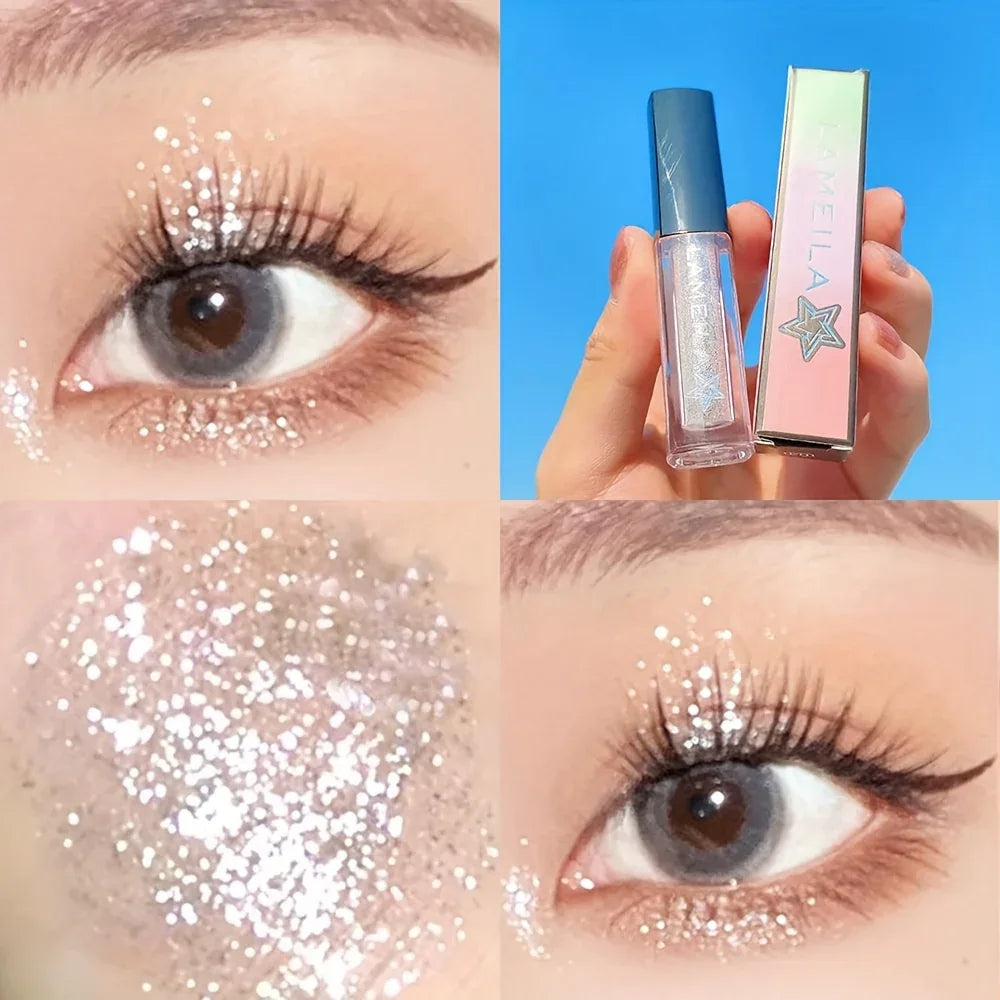 [Sparkling Liquid Eyeshadow] Sparkling Highlighter Liquid Eyeshadow - alotasawkli