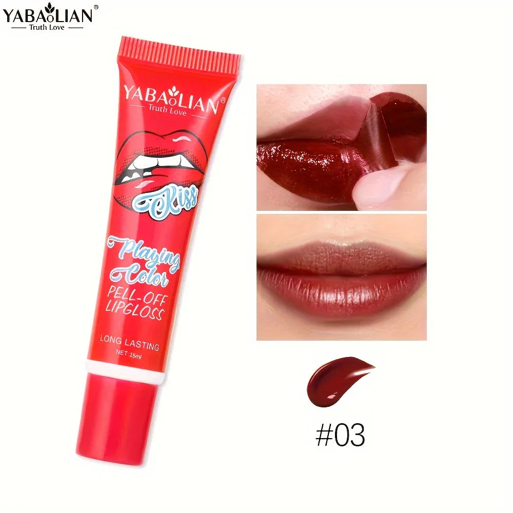 YABAOLIAN Matte Lip Gloss - Long-Lasting, Waterproof Tear - alotasawkli
