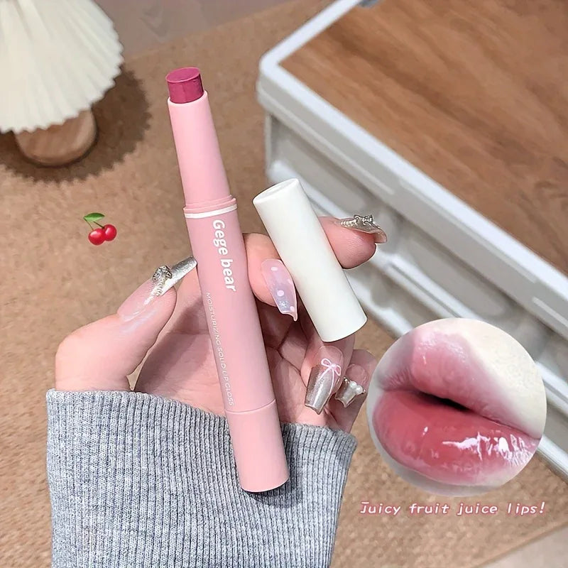 Twist-Up Solid Lip Gloss, Moisturizing, Glossy Finish - alotasawkli