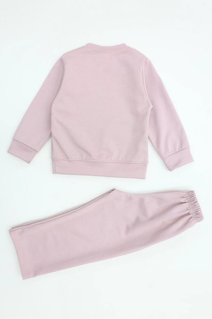 3-10 Years Double Face Set, Rose Pink