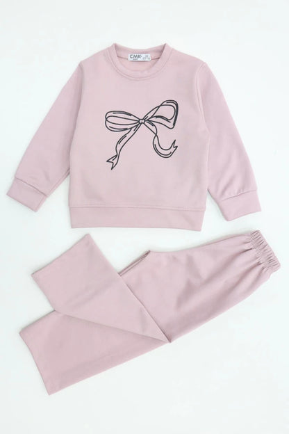 3-10 Years Double Face Set, Rose Pink