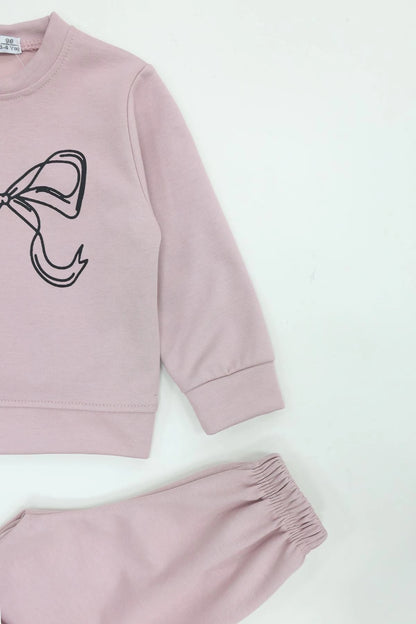 3-10 Years Double Face Set, Rose Pink