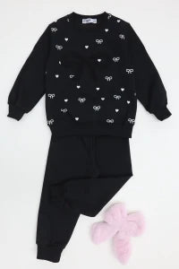 Kids' Double Face Soft Lounge Set - Powder Pink