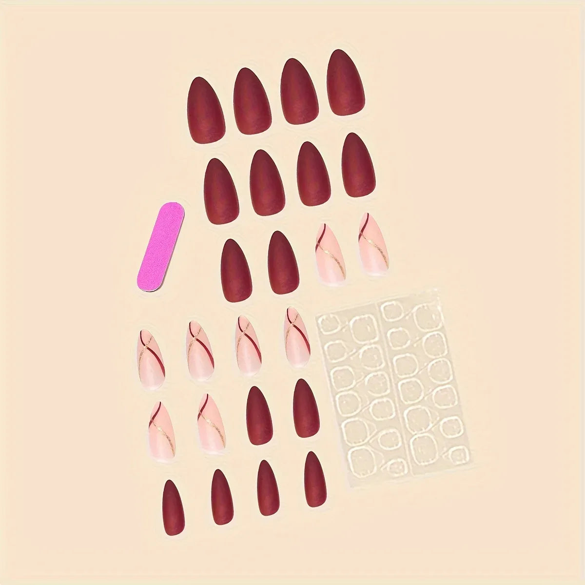TEMU-Touch of Romance with These 24 Long - alotasawkli
