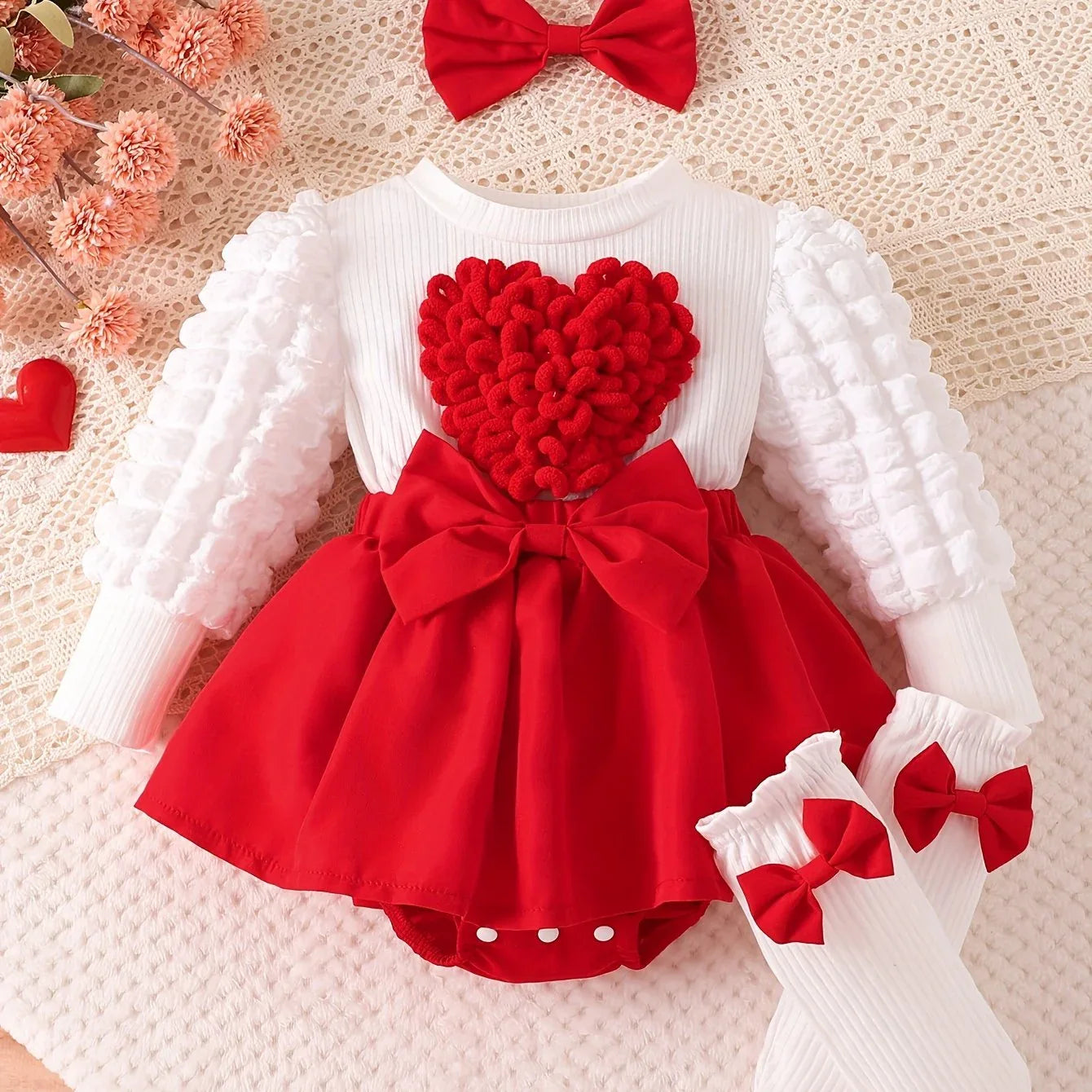 TEMU-Girls' Sweet Princess Style 3pcs - alotasawkli