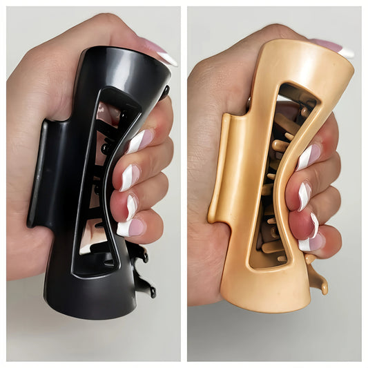 TEMU-Set of 2 Soft Stylish Hair Clips - alotasawkli