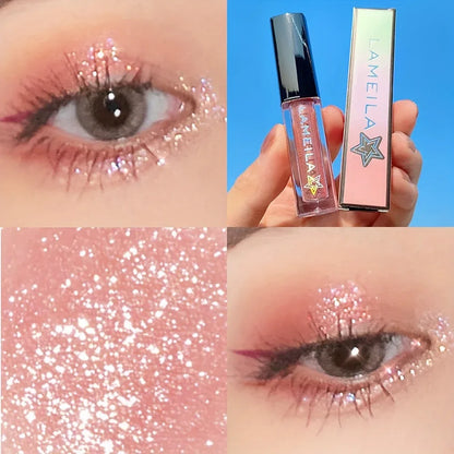 [Sparkling Liquid Eyeshadow] Sparkling Highlighter Liquid Eyeshadow - alotasawkli
