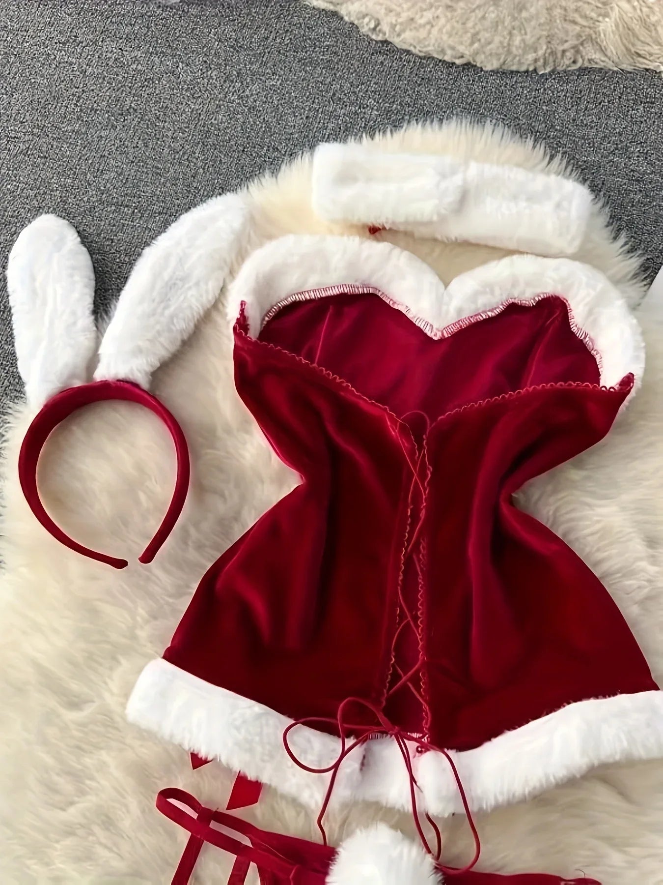 TEMU-Women'S Sexy Naughty Santa Claus Costume - alotasawkli