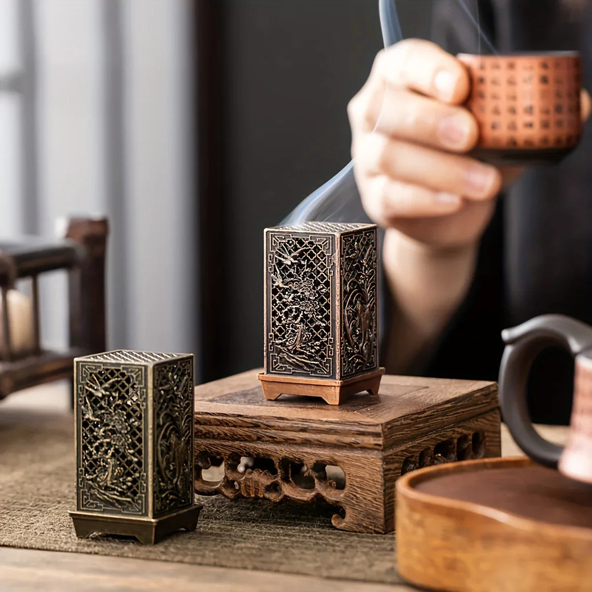 TEMU-1pc of Creative Hollow Incense Holder from China - alotasawkli