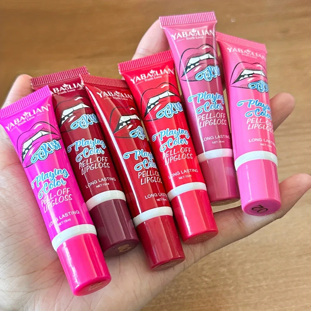 YABAOLIAN Matte Lip Gloss - Long-Lasting, Waterproof Tear - alotasawkli
