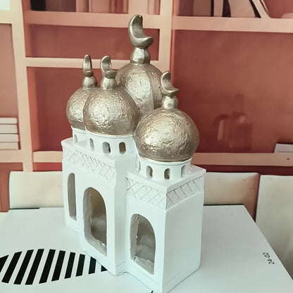 TEMU-Middle Eastern Arabic Style Castle Ornament Jewelry Box - alotasawkli