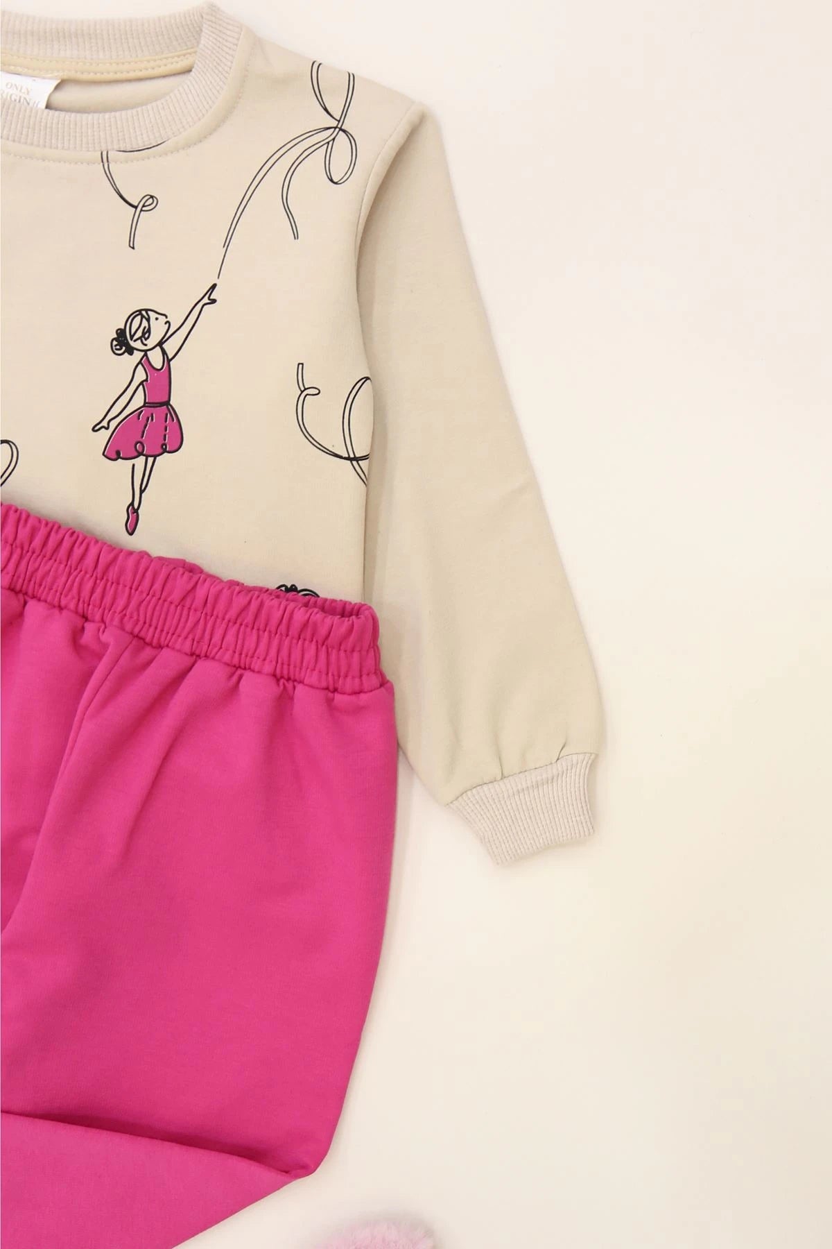 2-Piece Brushed Fleece Sweatsuit for Kids
