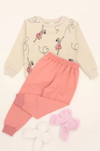 2-Piece Brushed Fleece Sweatsuit for Kids