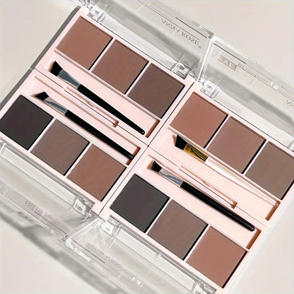 TEMU-Beginner 3 Color Eyebrow Powder Tray - alotasawkli