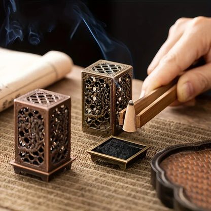 TEMU-2pcs Set Hollow Perfume Burners | Perfect for Ramadan - alotasawkli