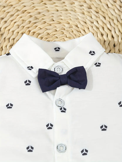 TEMU-A Formal Three-Piece Gentleman Outfit for Baby Boys - alotasawkli
