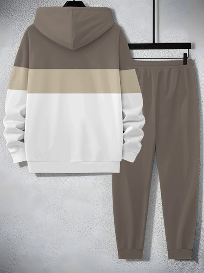 TEMU-Holiday Special 2025 Men's Trendy Sweatshirt Set - alotasawkli