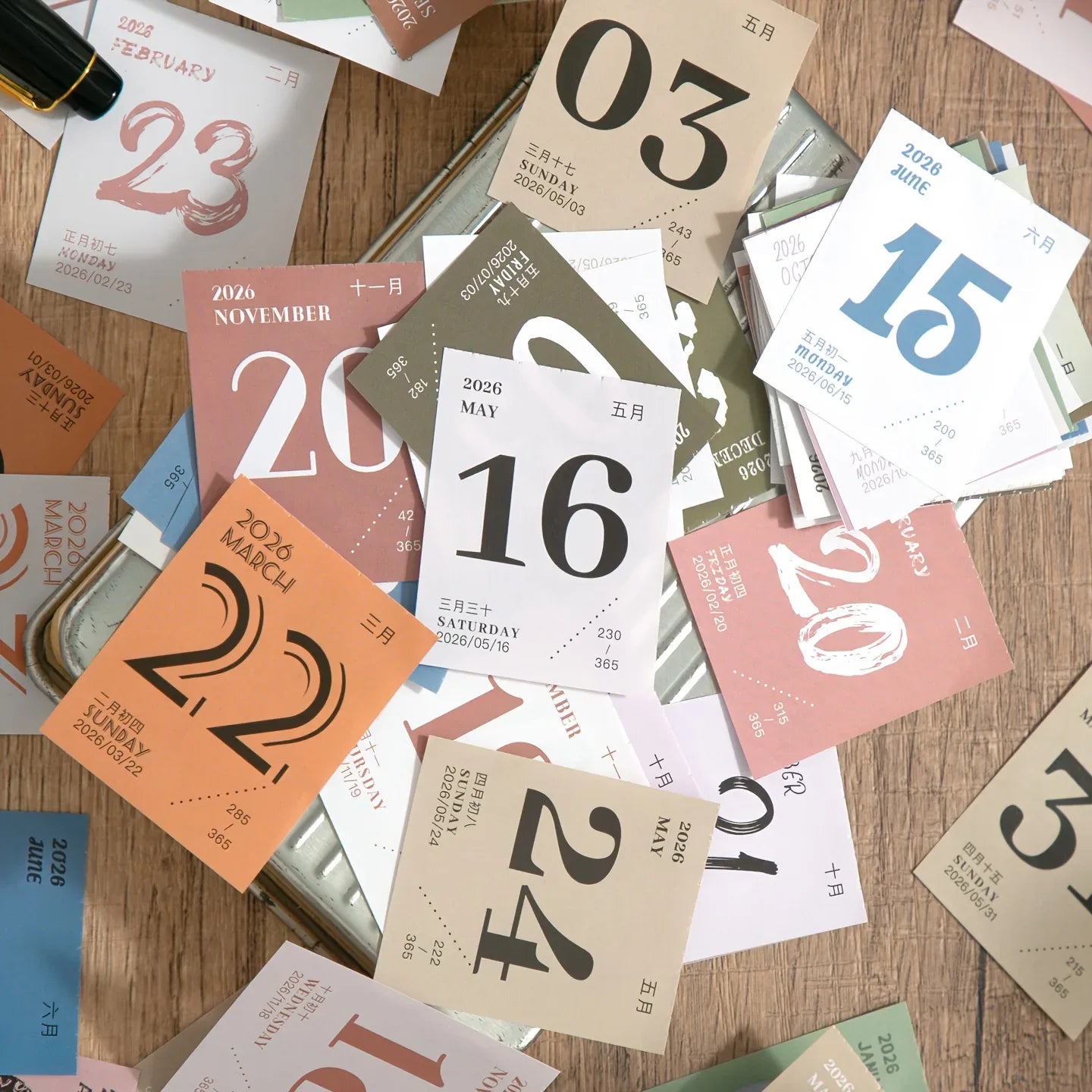 1pc 2026 Mini Calendar - alotasawkli