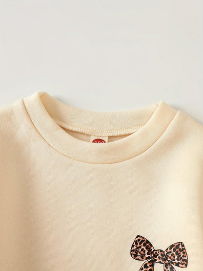 TEMU-Girls' Autumn/Winter Casual Leopard Print - alotasawkli