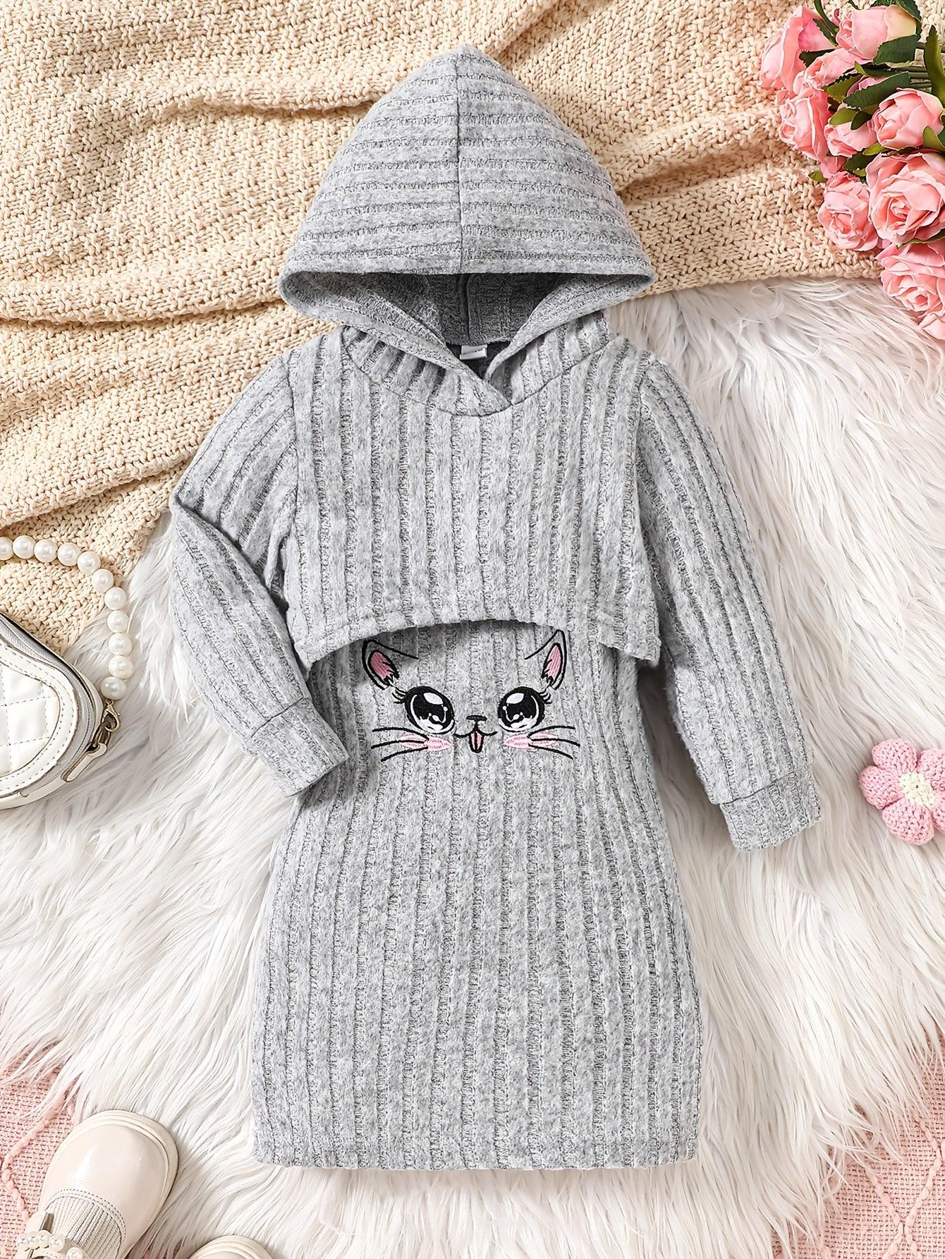 TEMU-A Cute And Trendy Two-Piece Set for Baby Girls And Toddlers - alotasawkli