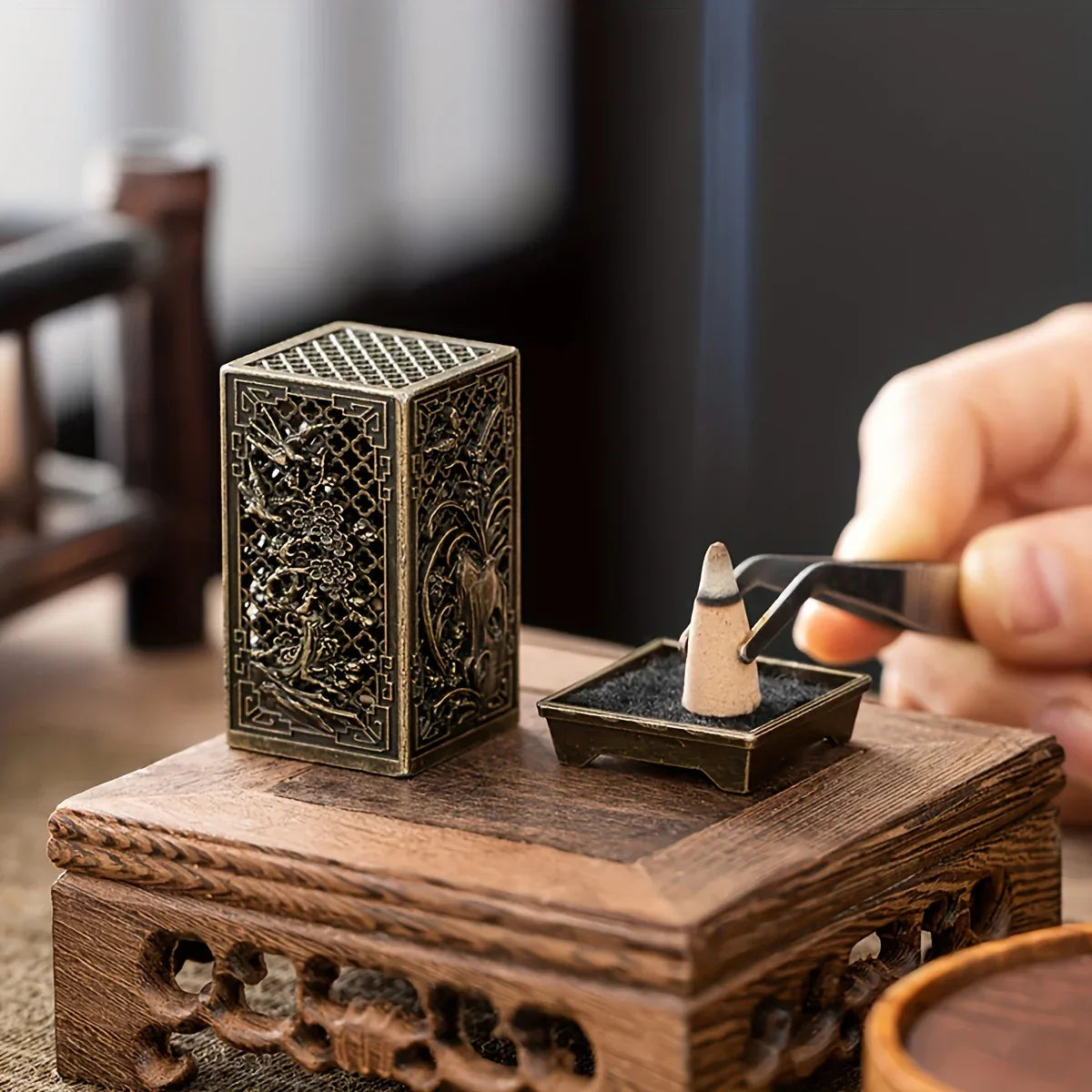 TEMU-1pc of Creative Hollow Incense Holder from China - alotasawkli