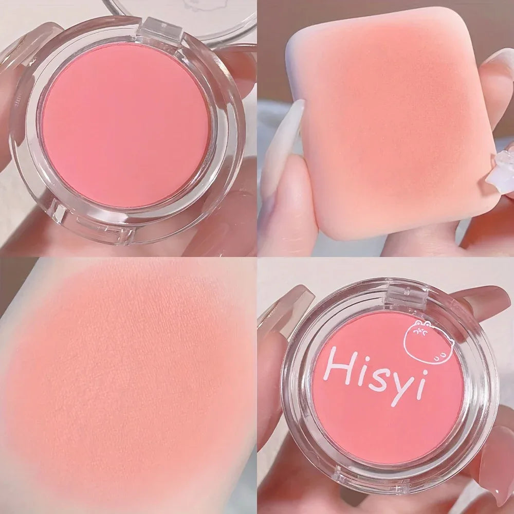HISYI 9 Colors Blush Powder - Shimmering Pearlescent Blush - alotasawkli