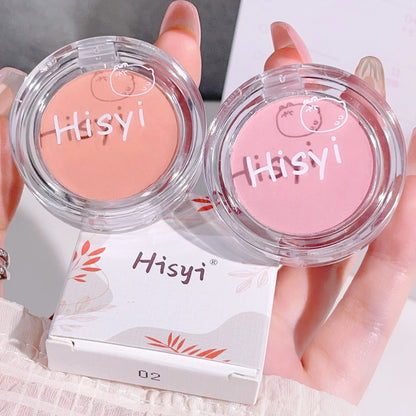 HISYI 9 Colors Blush Powder - Shimmering Pearlescent Blush - alotasawkli