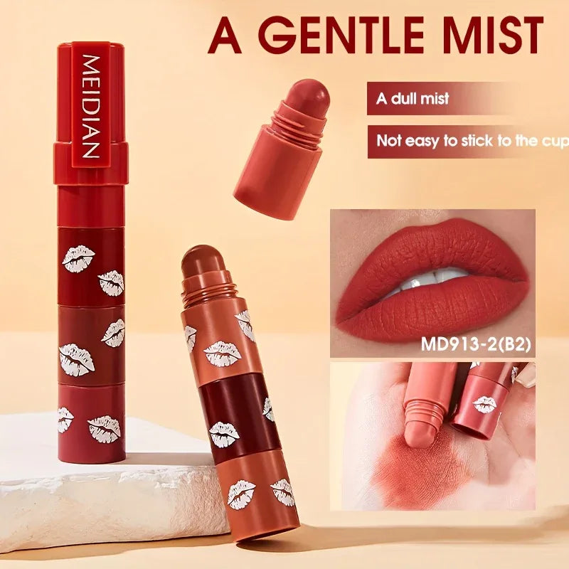 MD913 Four-In-One Matte Velvet Lipstick - alotasawkli