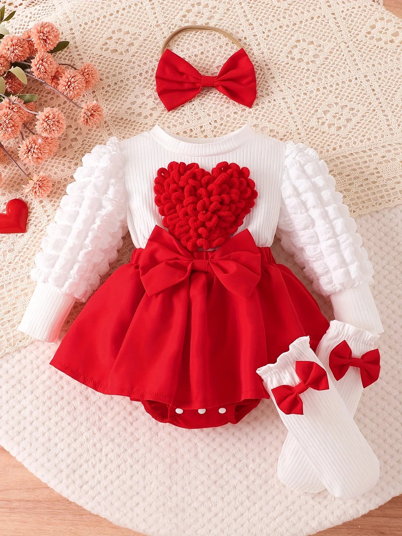 TEMU-Girls' Sweet Princess Style 3pcs - alotasawkli