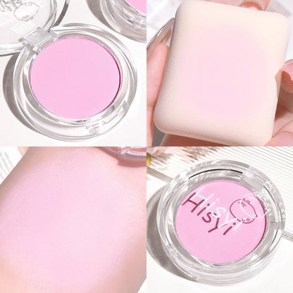 HISYI 9 Colors Blush Powder - Shimmering Pearlescent Blush - alotasawkli