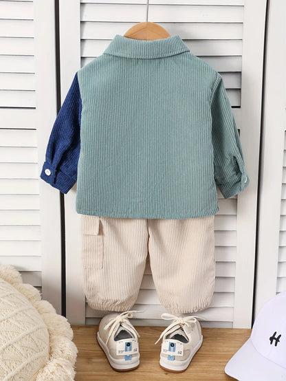 TEMU-Boys' Autumn/Winter Fashion Patchwork Turn - alotasawkli