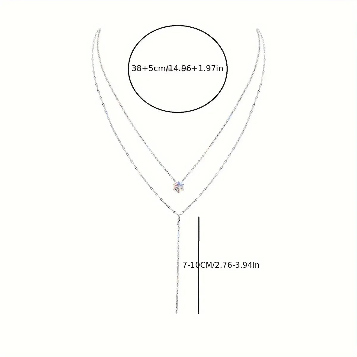 1pc Elegant Long Y-Shaped Tassel Necklace - alotasawkli