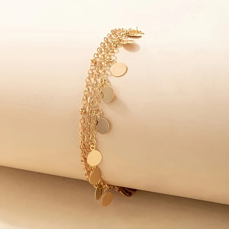 1 Anklet - Minimalist Fashion Beach Style Multi - alotasawkli