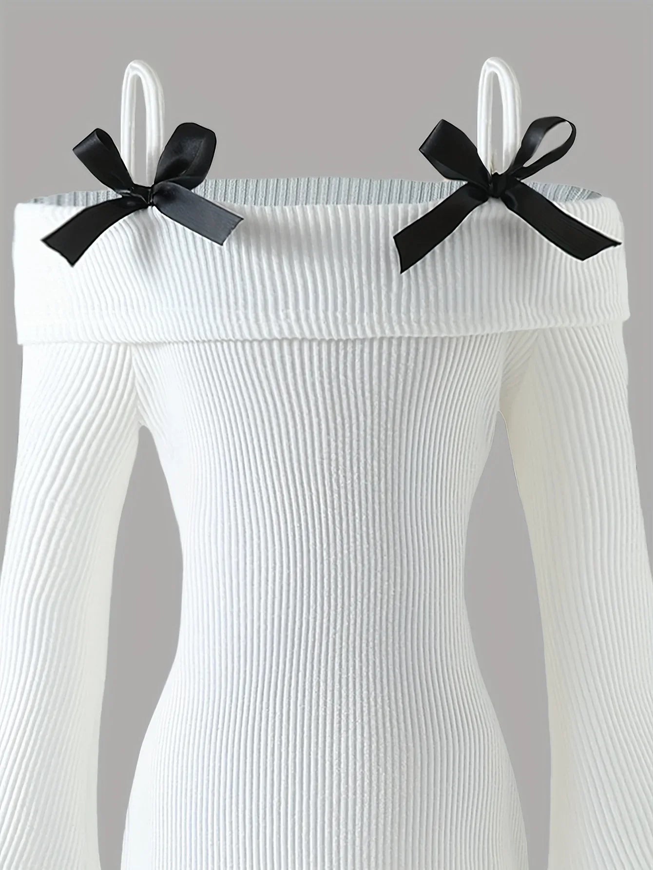 TEMU-Girls' Elegant White Puff Sleeve A-Line Floor-Length - alotasawkli