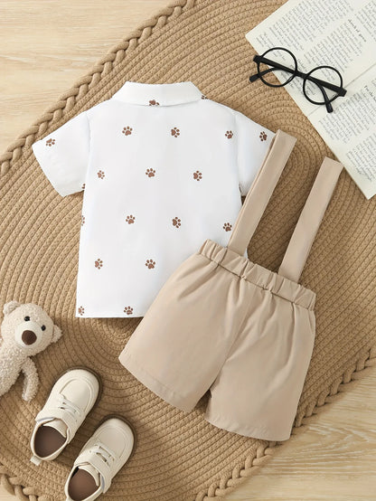 TEMU-2pcs Boy'S Short Sleeve Turned Collar - alotasawkli