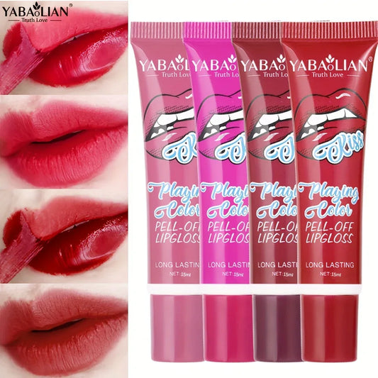 YABAOLIAN Matte Lip Gloss - Long-Lasting, Waterproof Tear - alotasawkli